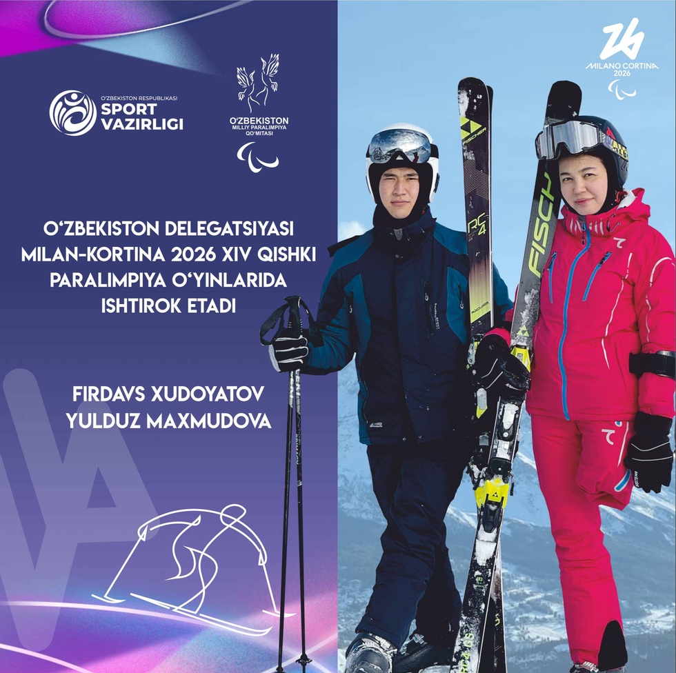 Узбекистанские спортсмены завоевали две лицензии на XIV зимние Паралимпийские игры Милан–Кортина-2026