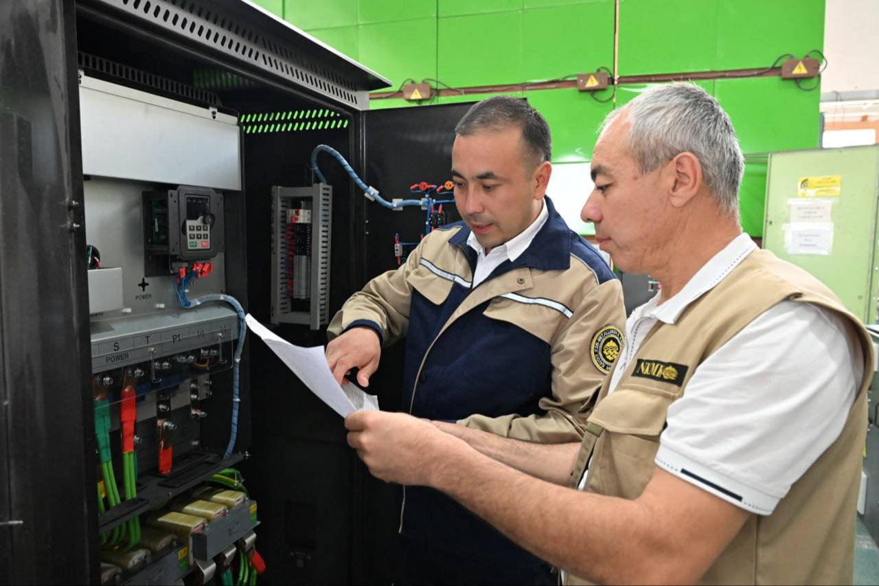 Созданная специалистами АО «НГМК» система управления способствует рациональному использованию воды