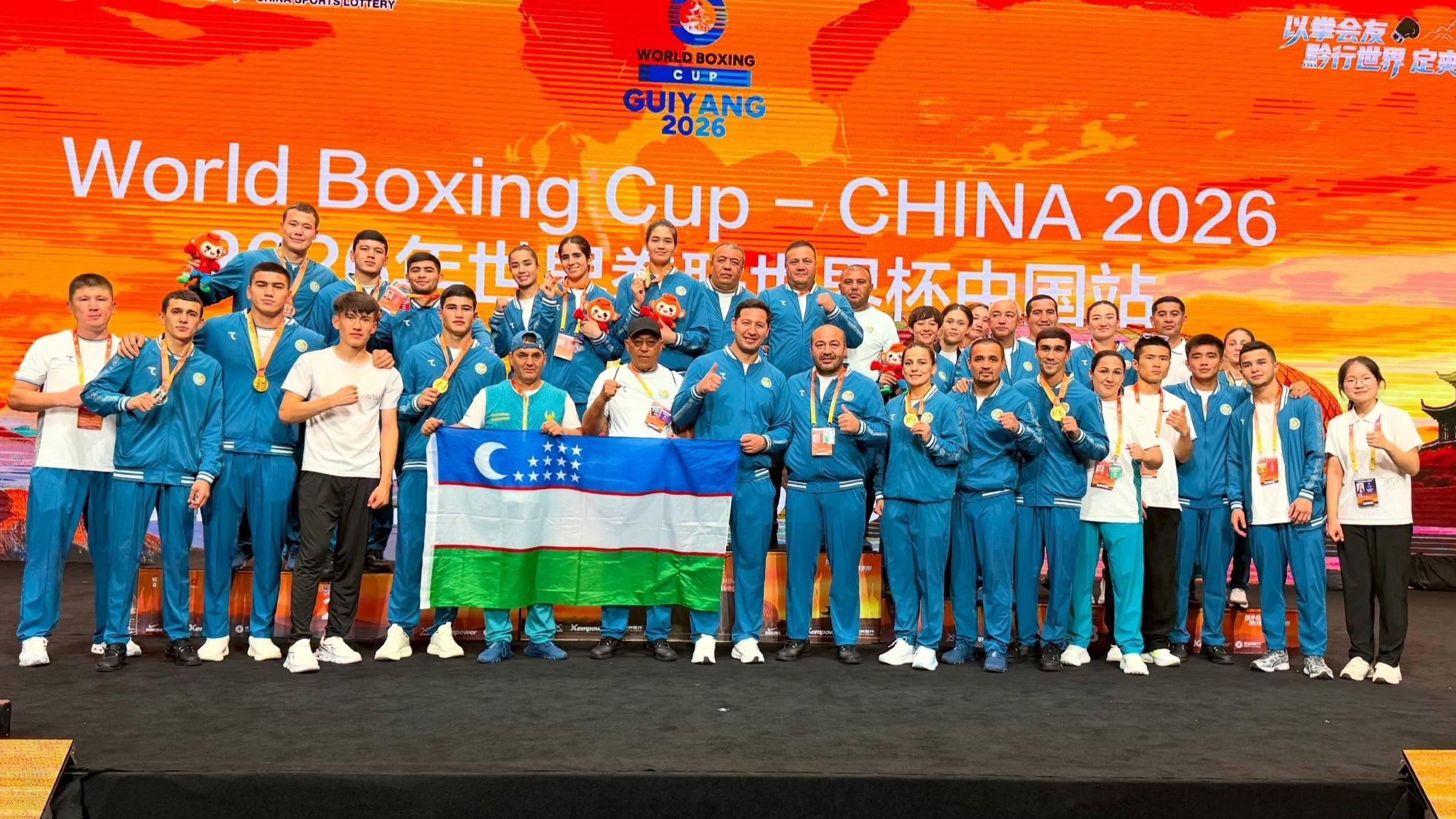 Сборная Узбекистана завоевала 11 медалей на Кубке World Boxing в Китае